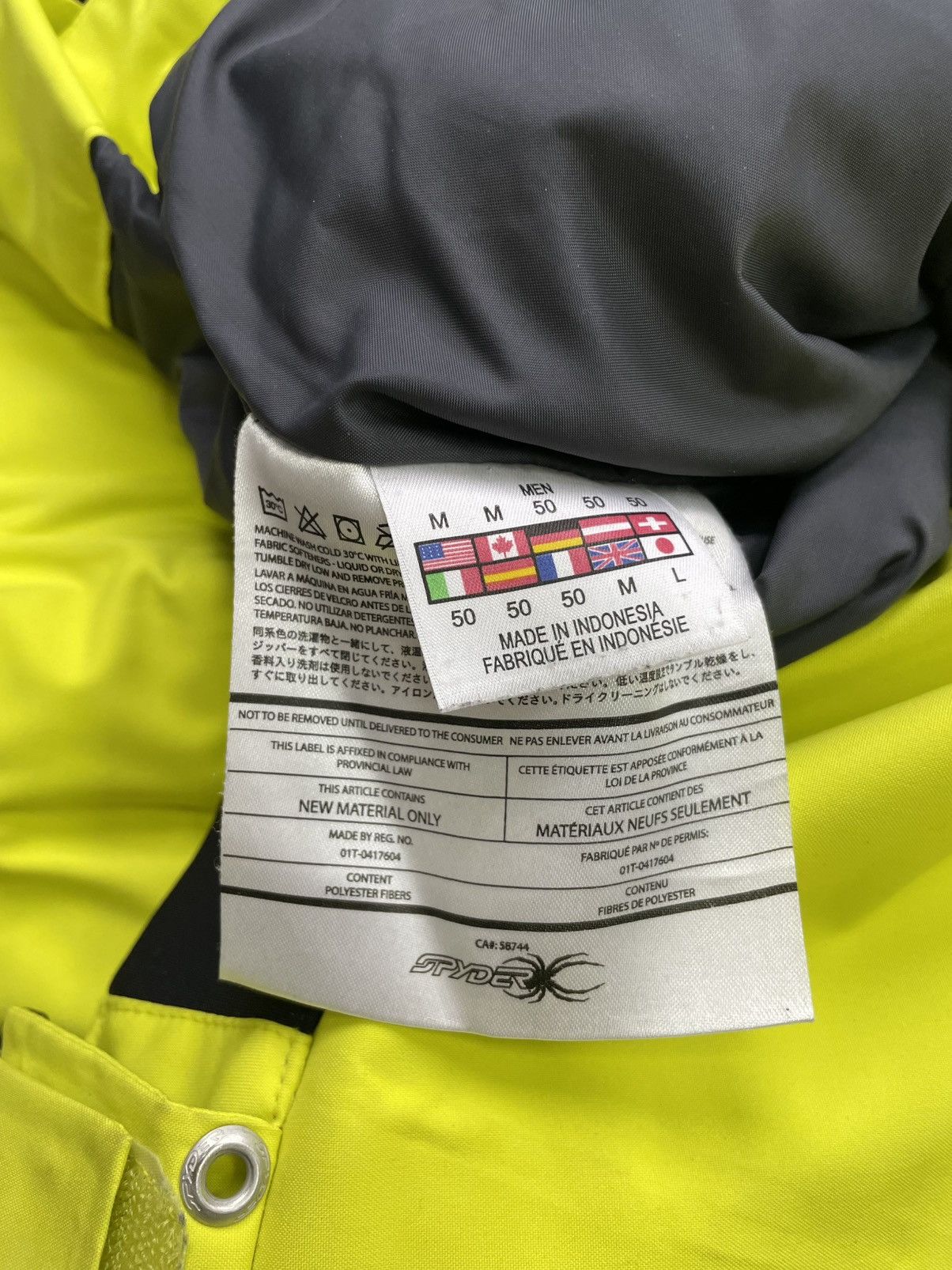 Spyder Spyder Propulsion Snowboard Ski Yellow Pants Winterwear Size US 34 / EU 50 - 10 Thumbnail