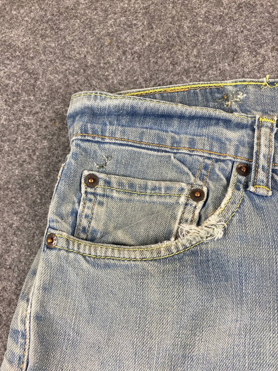 Levi's levis 511 slim distressed denim nice design Size US 36 / EU 52 - 12 Thumbnail