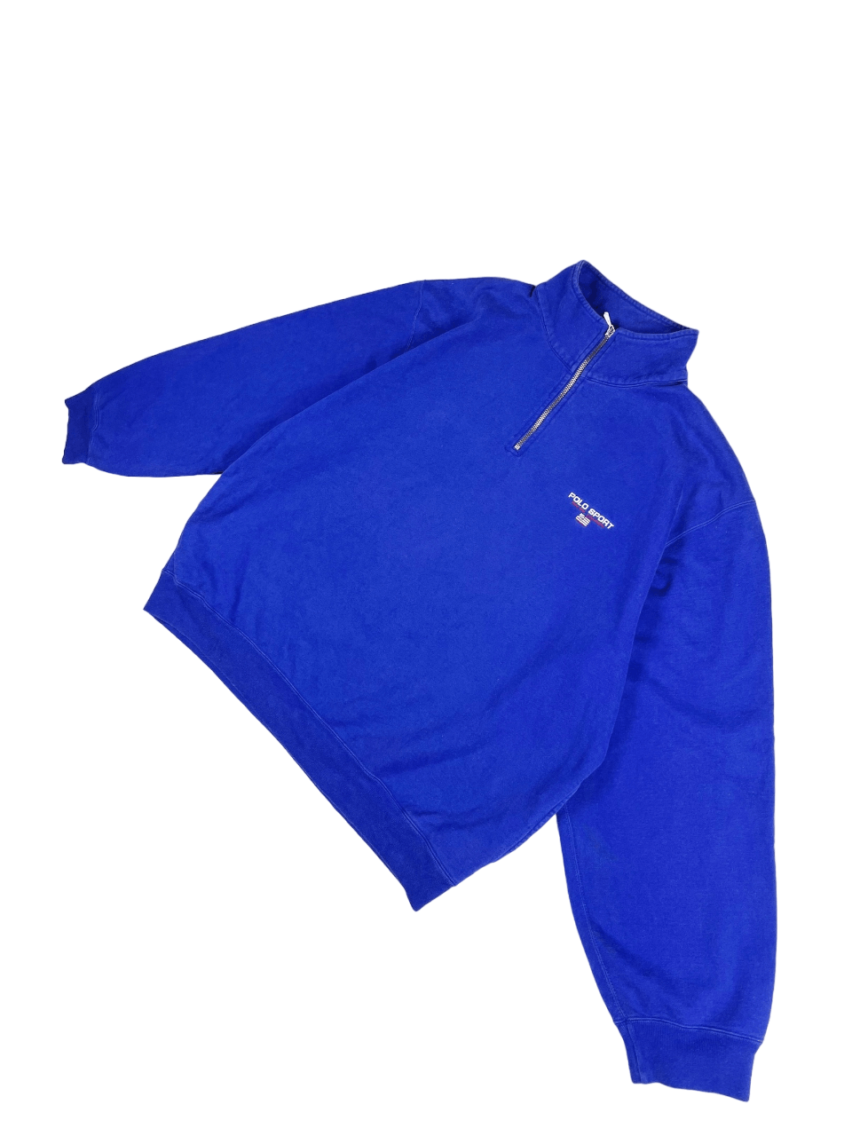 Polo Ralph Lauren × Vintage Polo Sport Sweatshirt Half-zip XXL Size US XXL / EU 58 / 5 - 2 Thumbnail