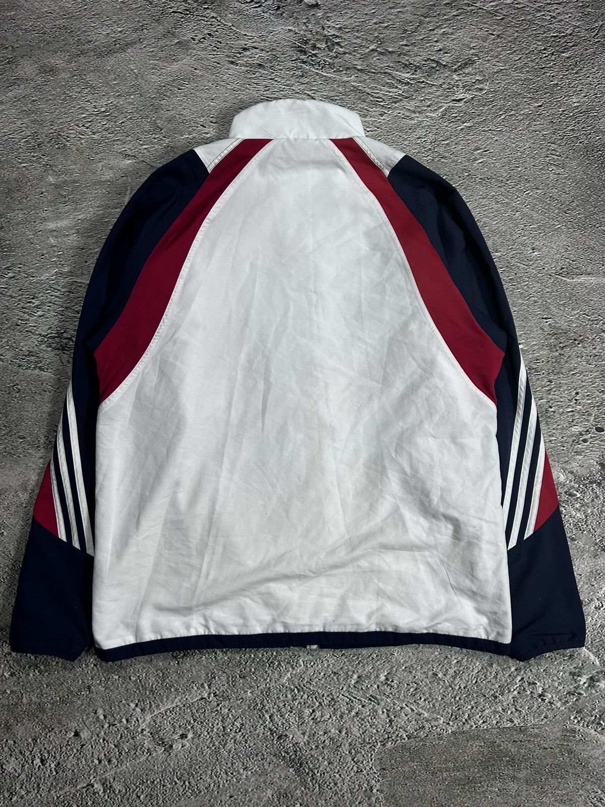 Adidas × Vintage Adidas Bayern track jacket vintage white Y2K nylon zip Size US XL / EU 56 / 4 - 8 Thumbnail