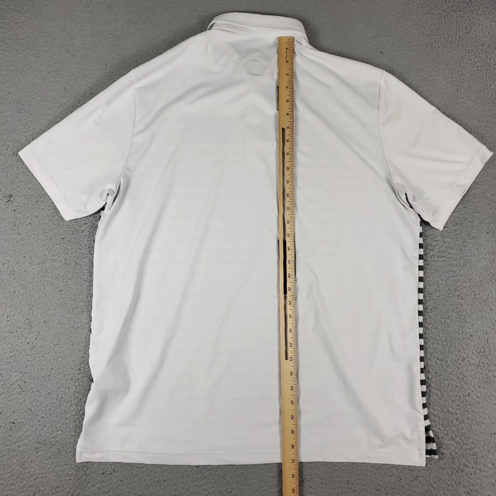 Adidas Adidas Polo Shirt Mens XL White Striped Golf Casual Short Sleeve Shirt Men XL White Striped Polo Size US XL / EU 56 / 4 - 6 Thumbnail