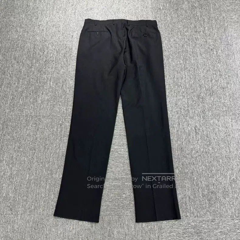Emporio Armani Armani Black Wool Casual Pants. Size US 36 / EU 52 - 2 Thumbnail