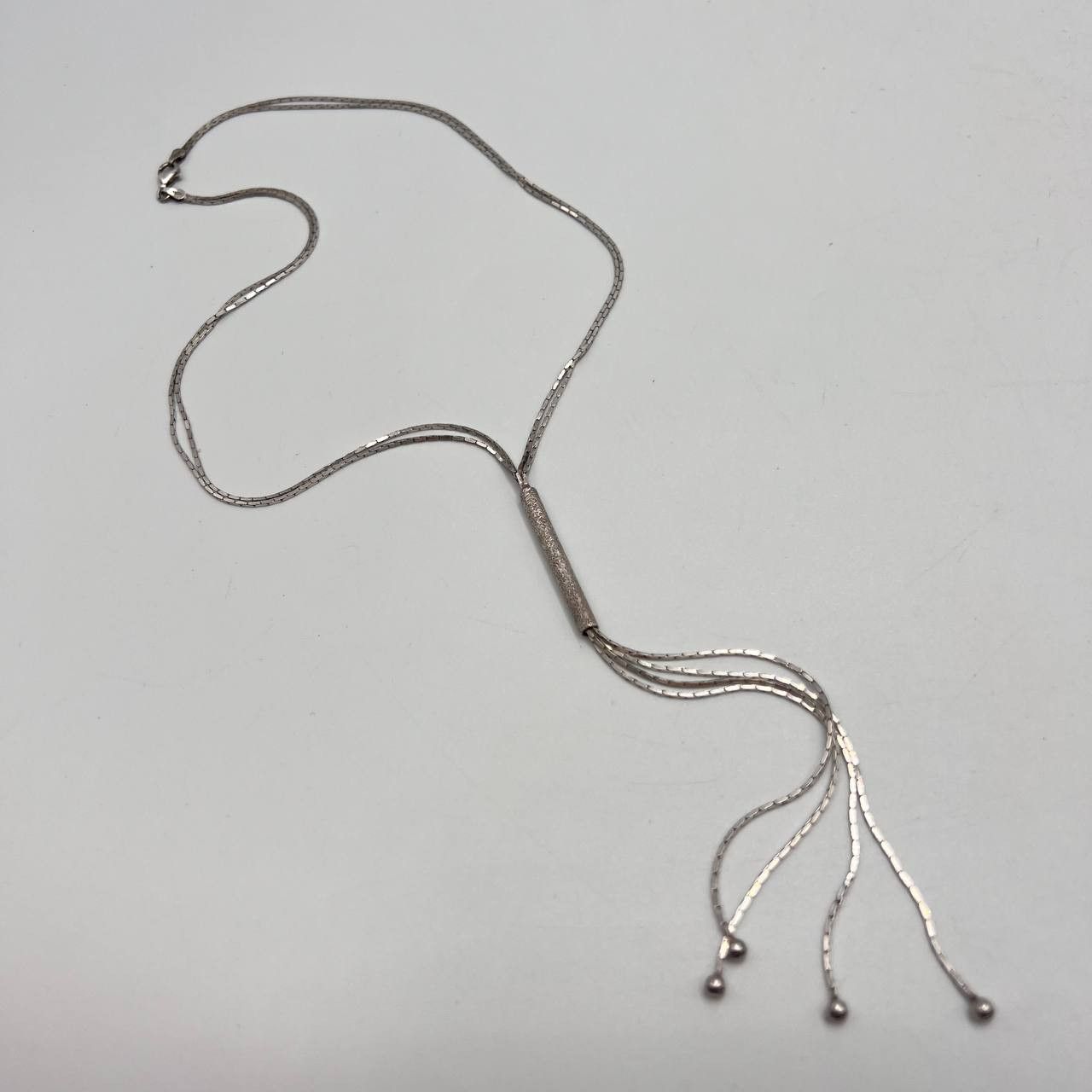 Vintage Sterling Silver 925 Chain Necklace Marked 10.8g