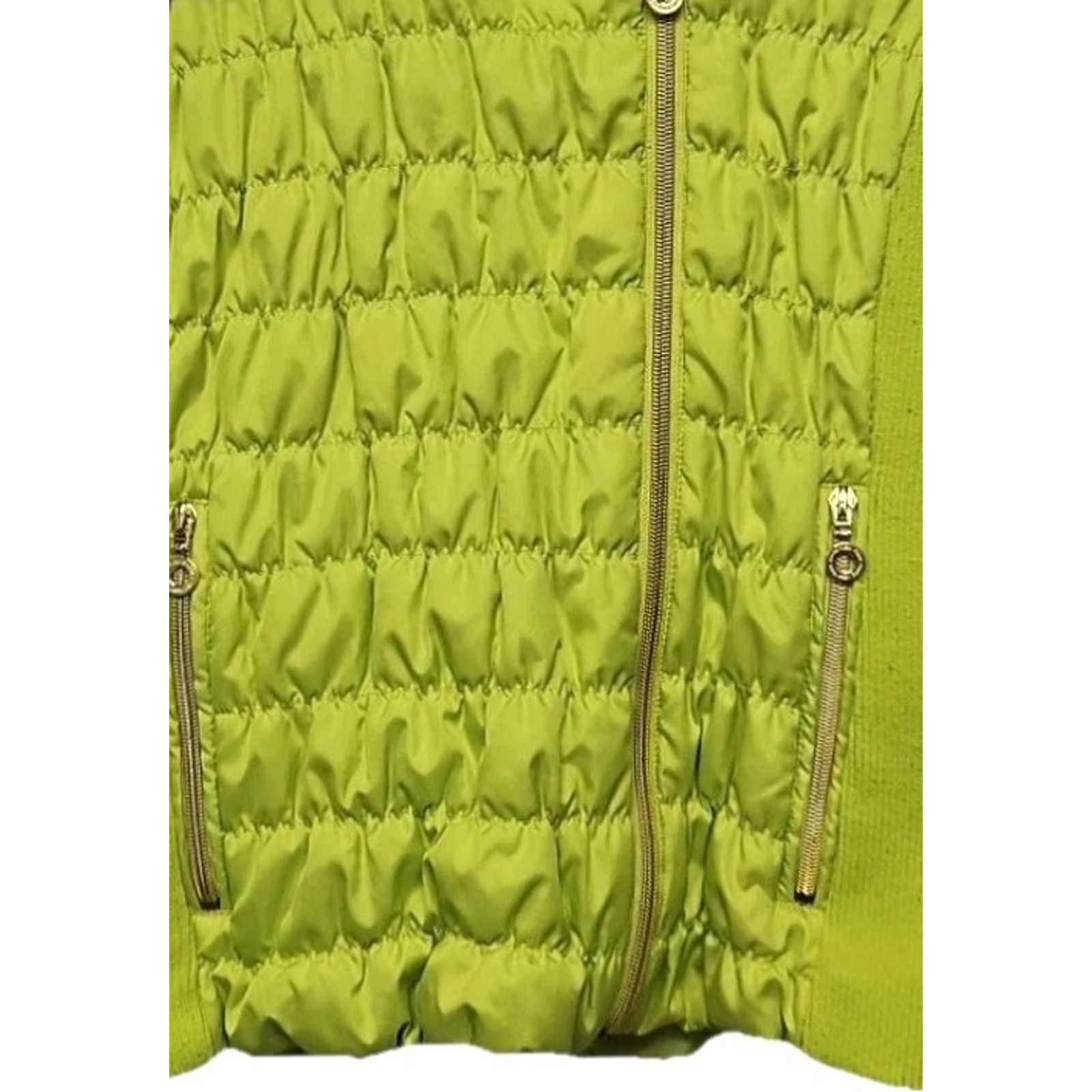 Vintage VINTAGE Y2K Marc New York Andrew Marc Quilted Vest Women’s M Green Zip Front Slim—Womens, Vest, Green, Quilted, Lightweight, Pockets Size M / US 6-8 / IT 42-44 - 3 Thumbnail