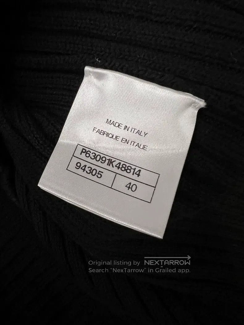 Chanel Chanel Black gold buckle knitted cardigan coat Size S / US 4 / IT 40 - 5 Thumbnail