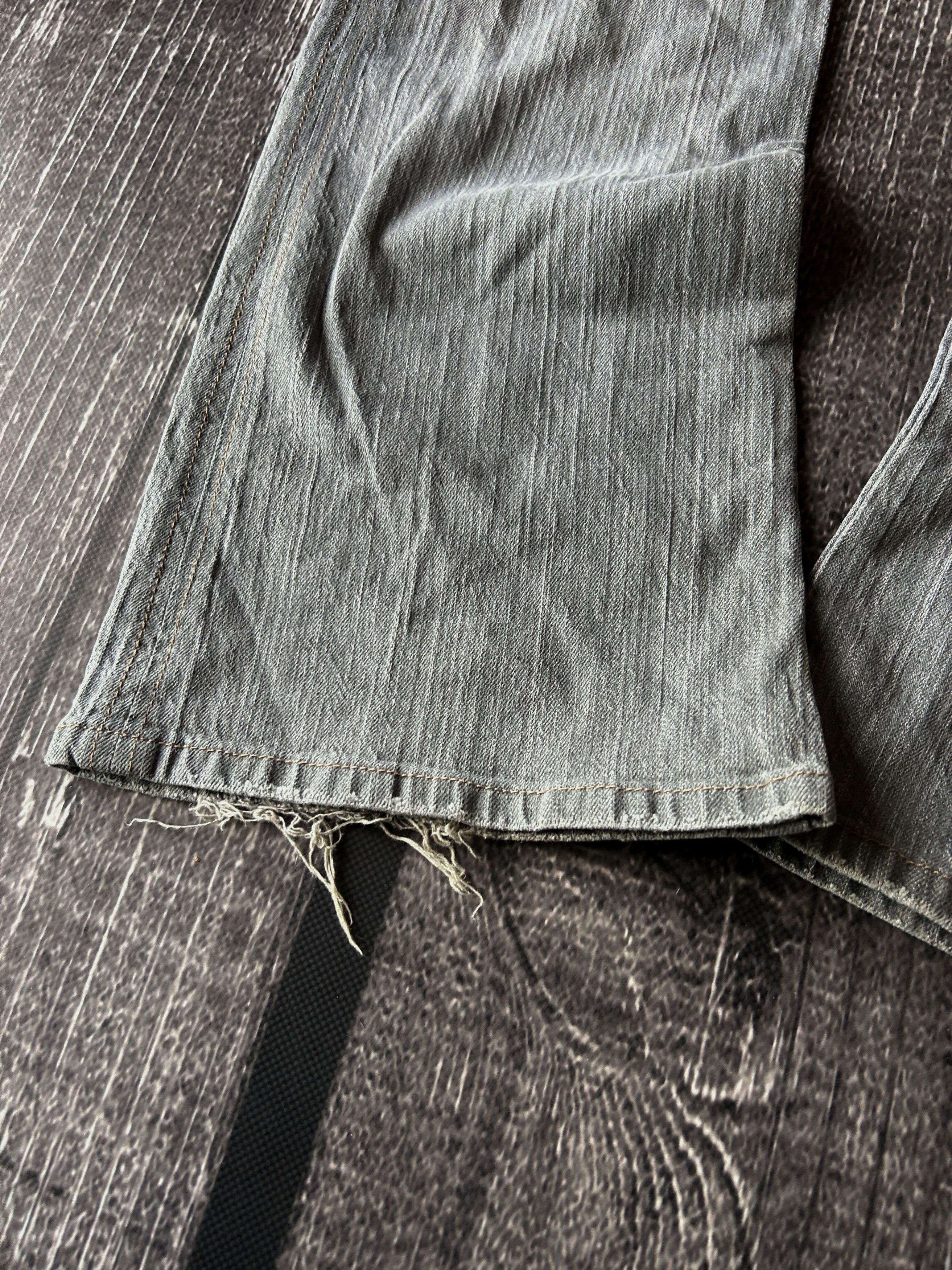 Other Bootcut Gray Wide Leg Denim Jeans Vintage Washed Y2K Style Size US 30 / EU 46 - 8 Thumbnail