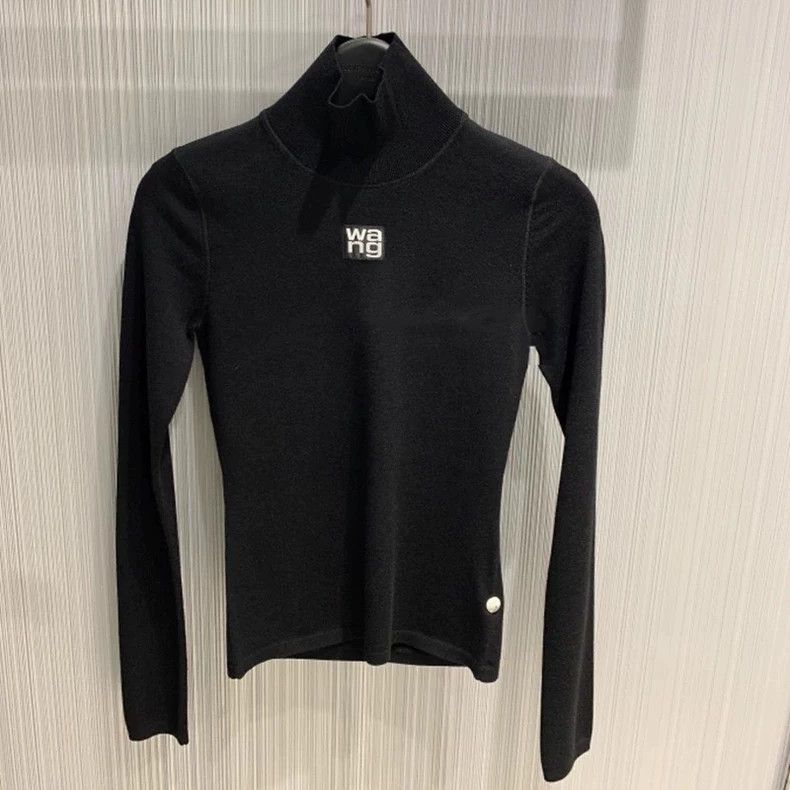 Alexander Wang Alexander Wang Logo Turtleneck Knit Top Size XS / US 0-2 / IT 36-38 - 1 Thumbnail