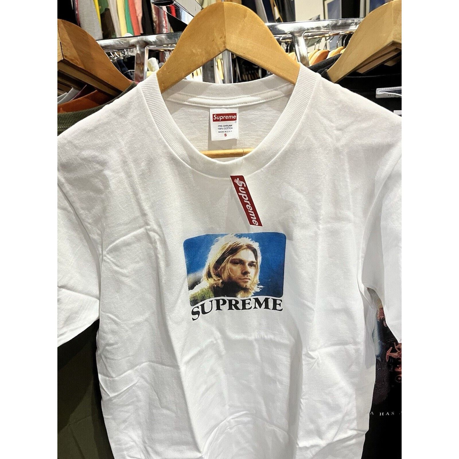 Small- Supreme Kurt buy Cobain Tee White (NEW)