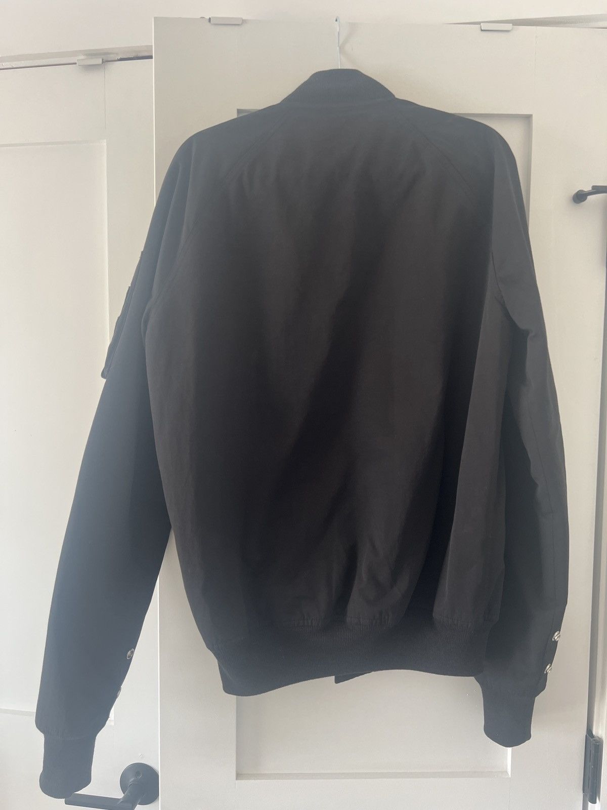 Rick Owens Rick Owens Black Bomber Jacket Size US S / EU 44-46 / 1 - 2 Thumbnail