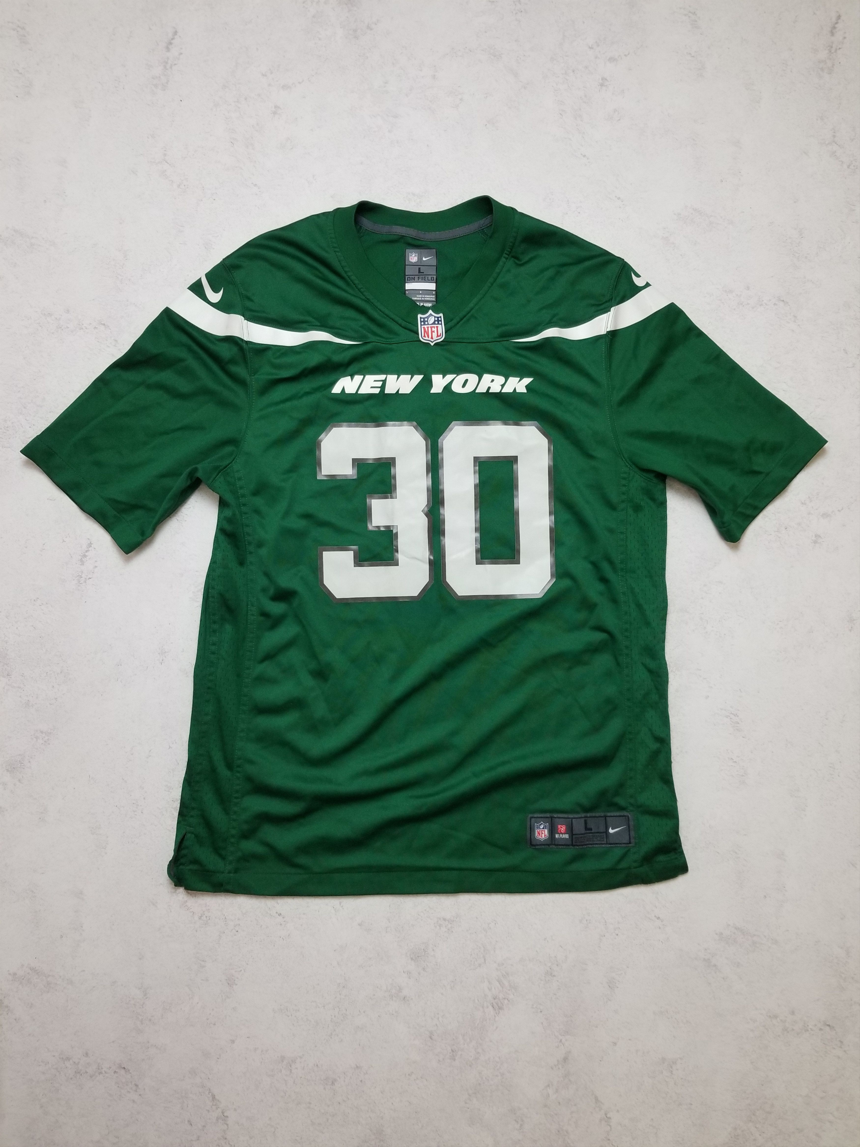 Nike New York Jets Watts #30 NFL Jersey Size US L / EU 52-54 / 3 - 1 Thumbnail