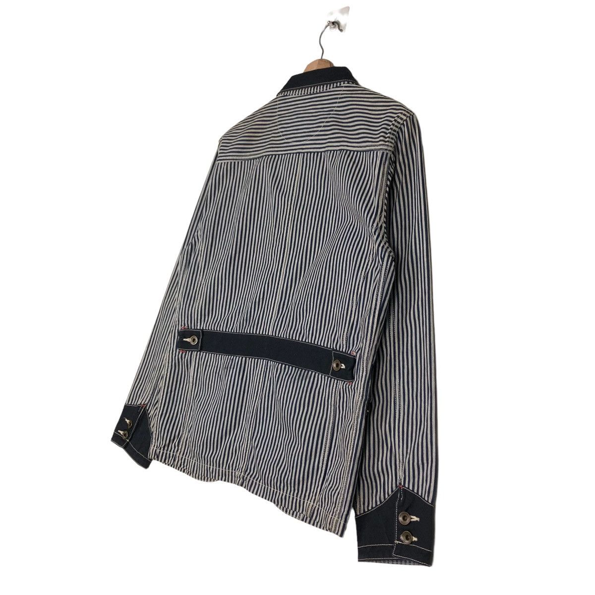 Japanese Brand 🔥VTG HICORY CHORE BIKER JACKET EVILACT MOTORCYCLE KAPITAL Size US S / EU 44-46 / 1 - 10 Thumbnail