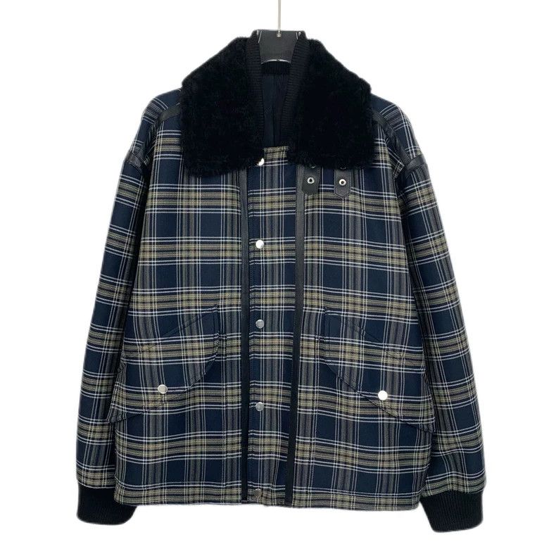 Dior Dior Blue plaid lambskin jacket 2501-Nextarrow Size US M / EU 48-50 / 2 - 1 Thumbnail