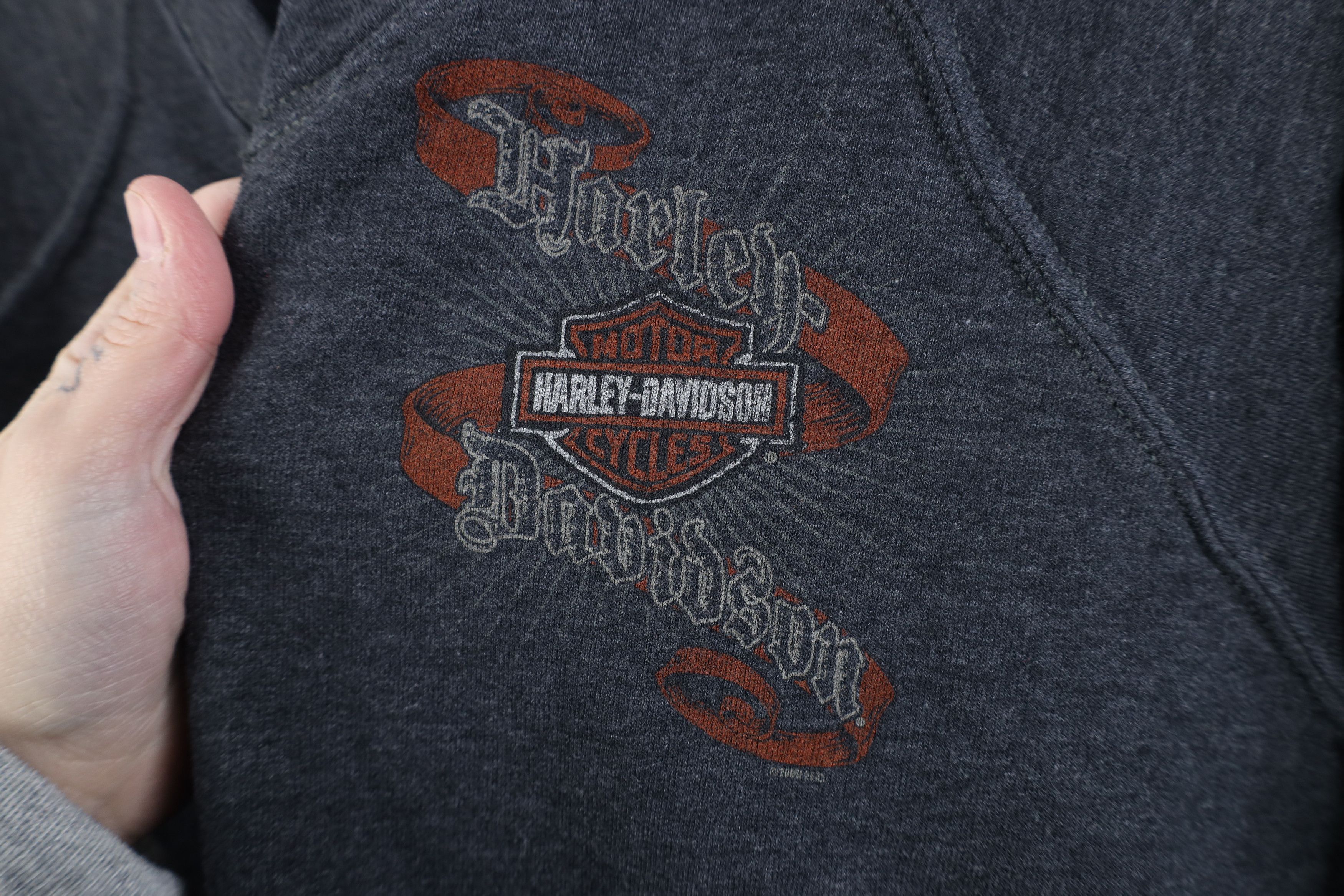 Harley Davidson Vintage Y2K Harley Davidson Tribal French Terry Sweatshirt Size XL / US 12-14 / IT 48-50 - 4 Thumbnail