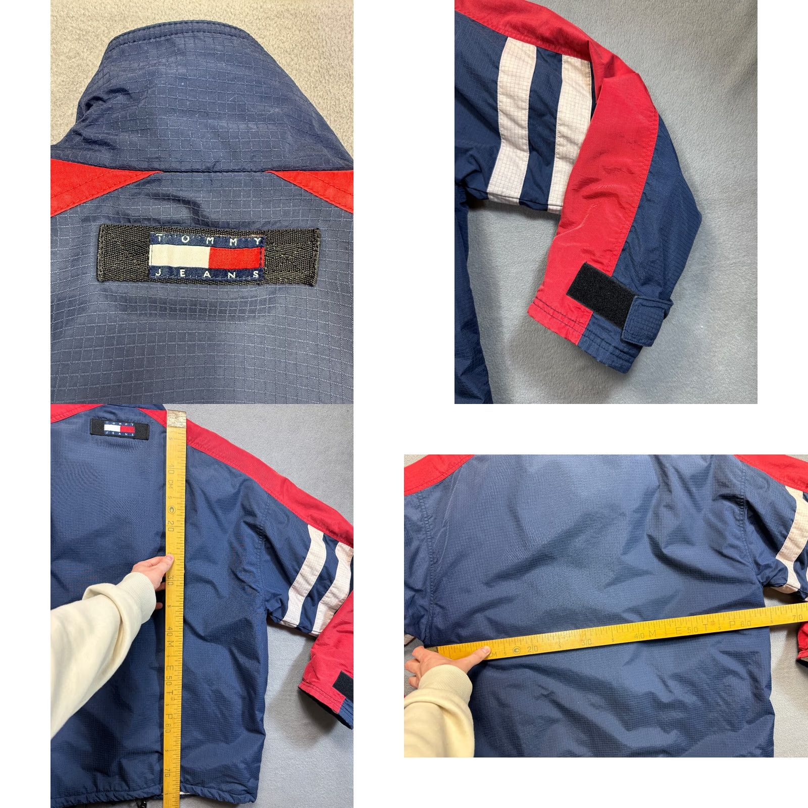 Tommy Hilfiger Vintage Tommy Hilfiger Jeans Jacket mens XL Blue Sailing 3-in-1 Jacket Size US 36 / EU 52 - 11 Thumbnail