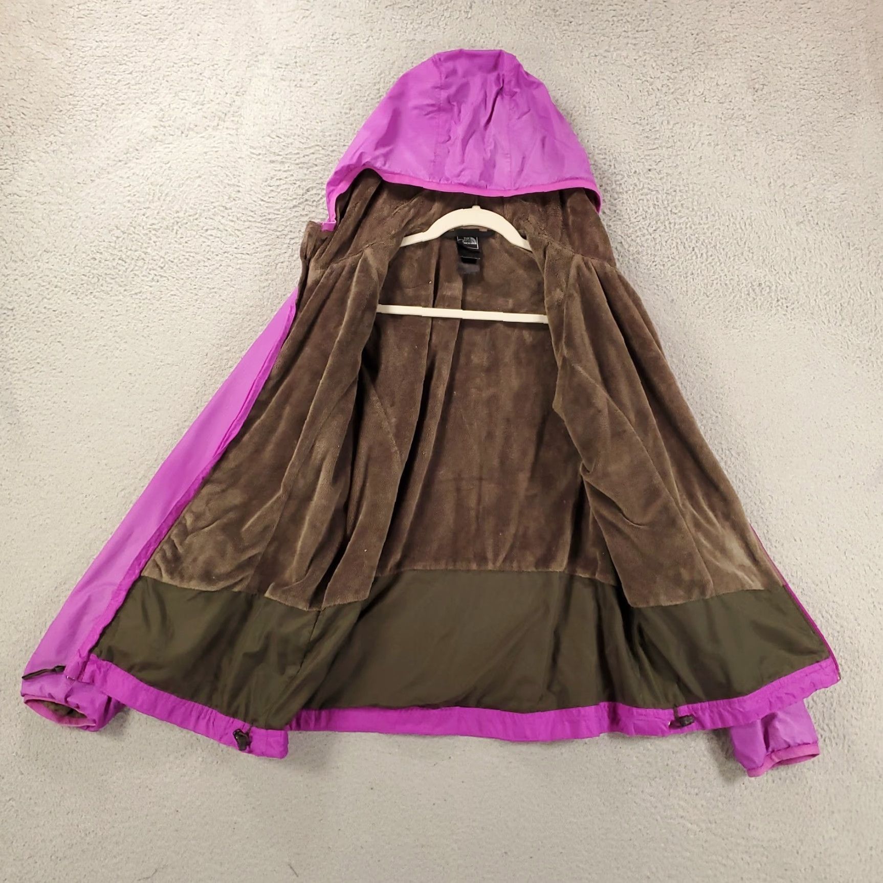 The North Face The North Face Jacket Womens Large Purple Full Zip Sherpa Lined Hooded Size L / US 10 / IT 46 - 3 Thumbnail