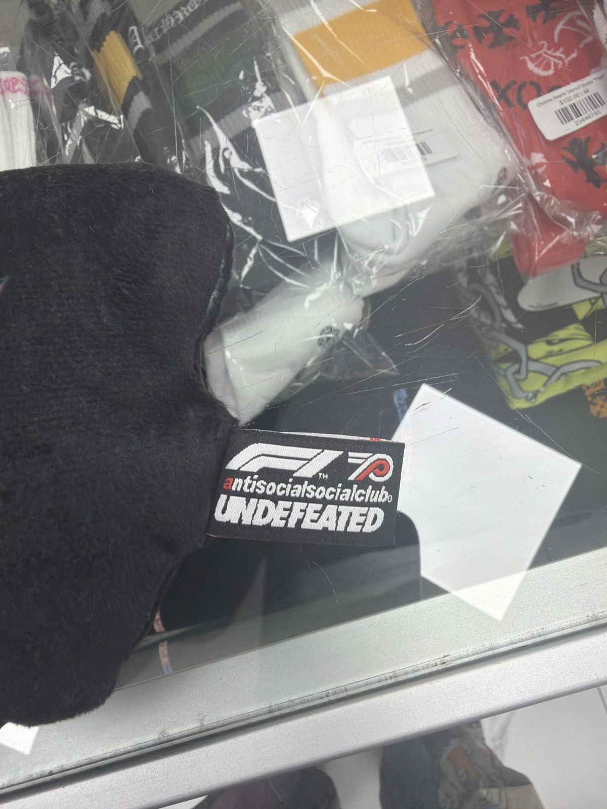 Anti Social Social Club × Undefeated Anti Social Social Club UNDFTD X F1 Pillow "Black" Size ONE SIZE - 4 Thumbnail
