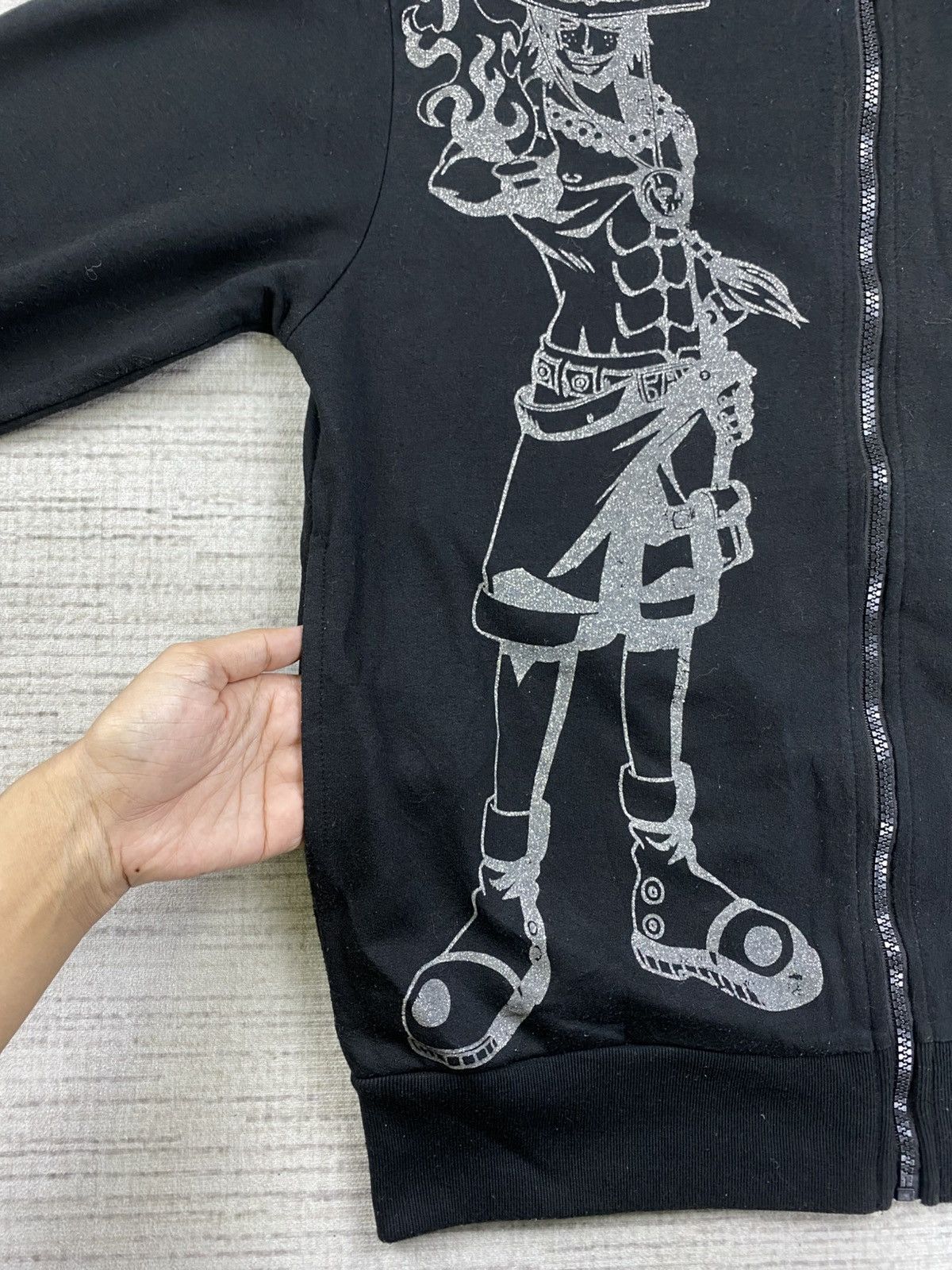 Japanese Brand × One Piece × Vintage Vintage One Piece Full Printed Zipper Hoodie Size US M / EU 48-50 / 2 - 6 Thumbnail