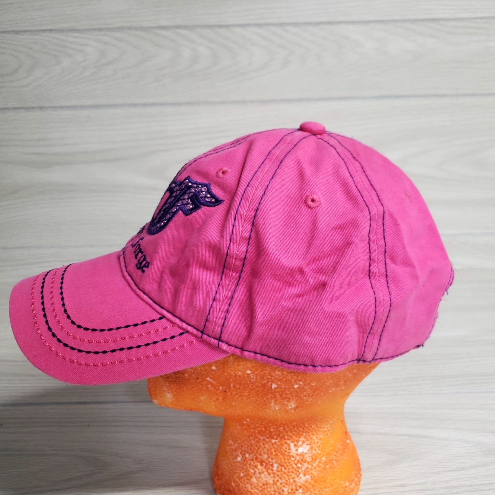 Pinko Pigeon Forge Tennessee TN Pink Ball Cap Hat Adjustable Embroidered Baseball Cap Size ONE SIZE - 5 Thumbnail