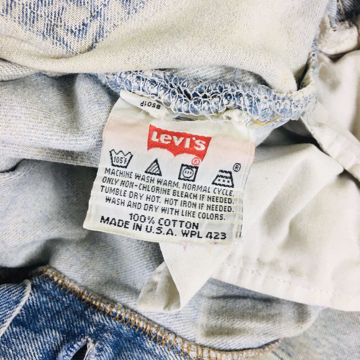 Levi's Vintage Clothing Vintage 90s Levi’s 501’ Made in USA Size US 34 / EU 50 - 12 Thumbnail