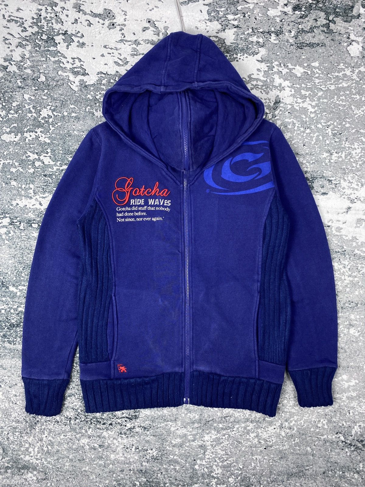 Gotcha Vintage Gotcha Zip Up Sweatshirts Size US M / EU 48-50 / 2 - 1 Thumbnail