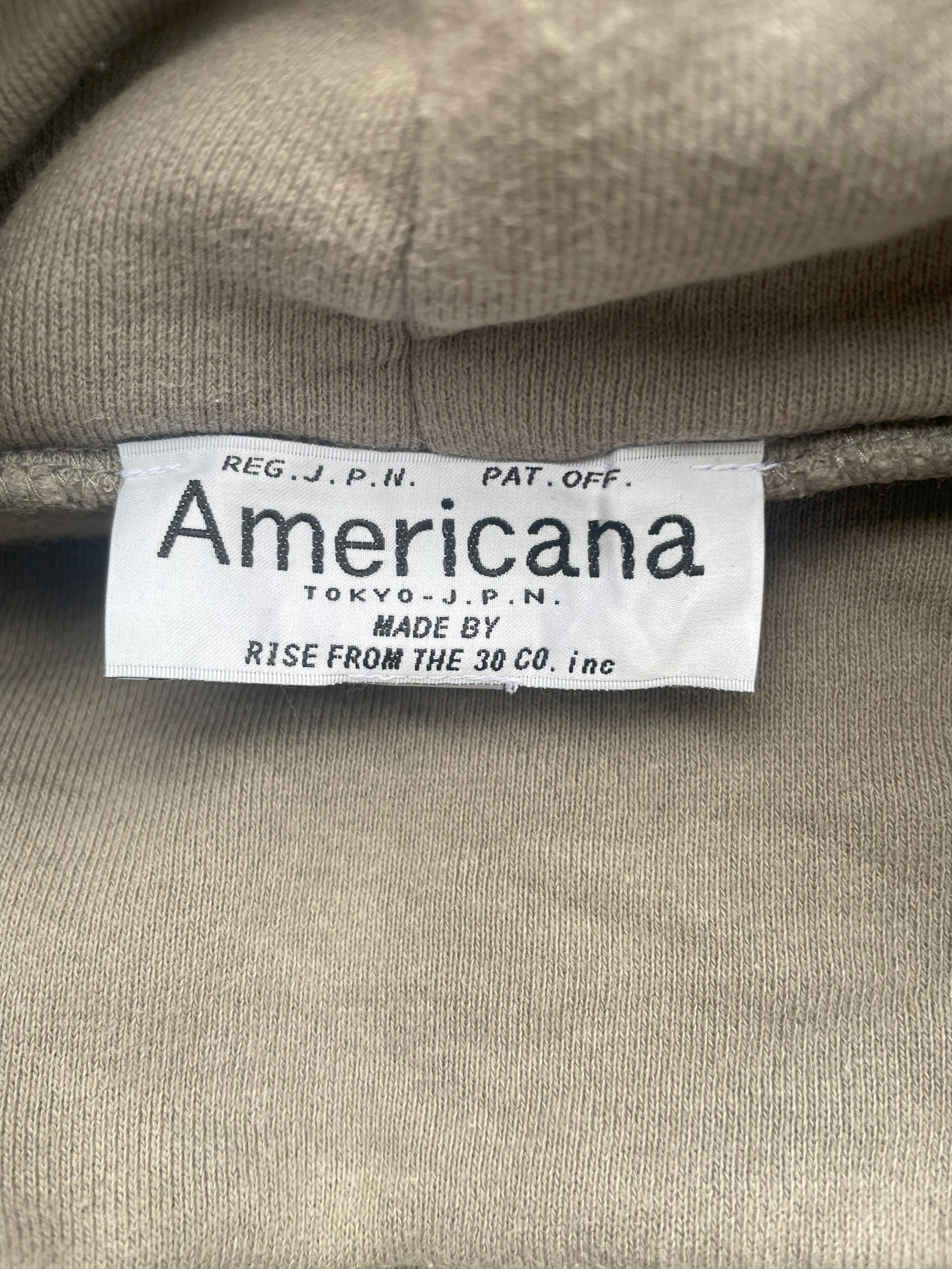 Japanese Brand Americana Tokyo Japan Sweatshirt Turtle Neck Size XXL / US 16-18 / IT 52-54 - 10 Thumbnail