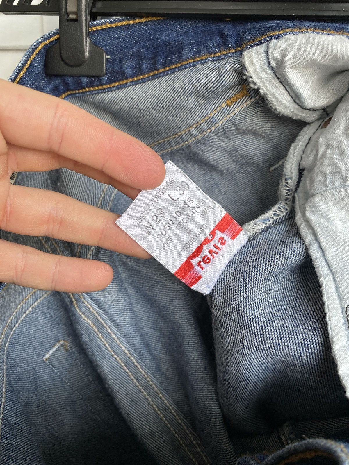 Levi's × Vintage Vintage Levis 501 Blue Denim Jeans Pants Haiti Size US 29 - 13 Thumbnail