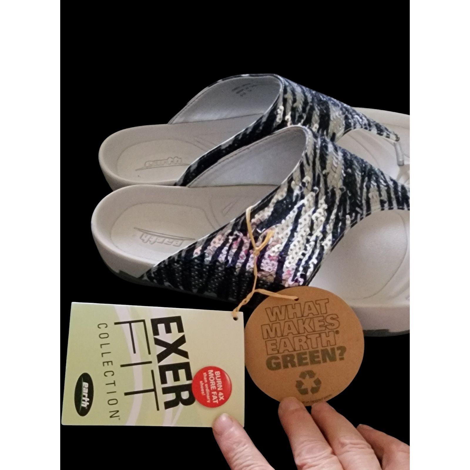 Other Earth Exer Fit collection sandals size 10 Size US 10 / IT 40 - 6 Thumbnail