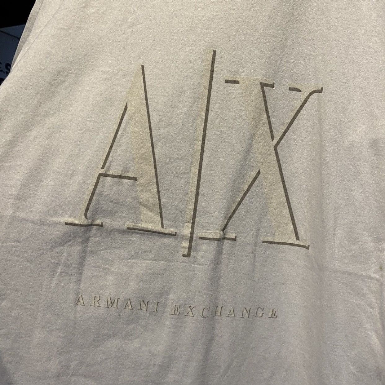 Armani Exchange VINTAGE 1994 Armani Exchange Avantgarde Big Logo T-Shirt Size US XL / EU 56 / 4 - 5 Thumbnail