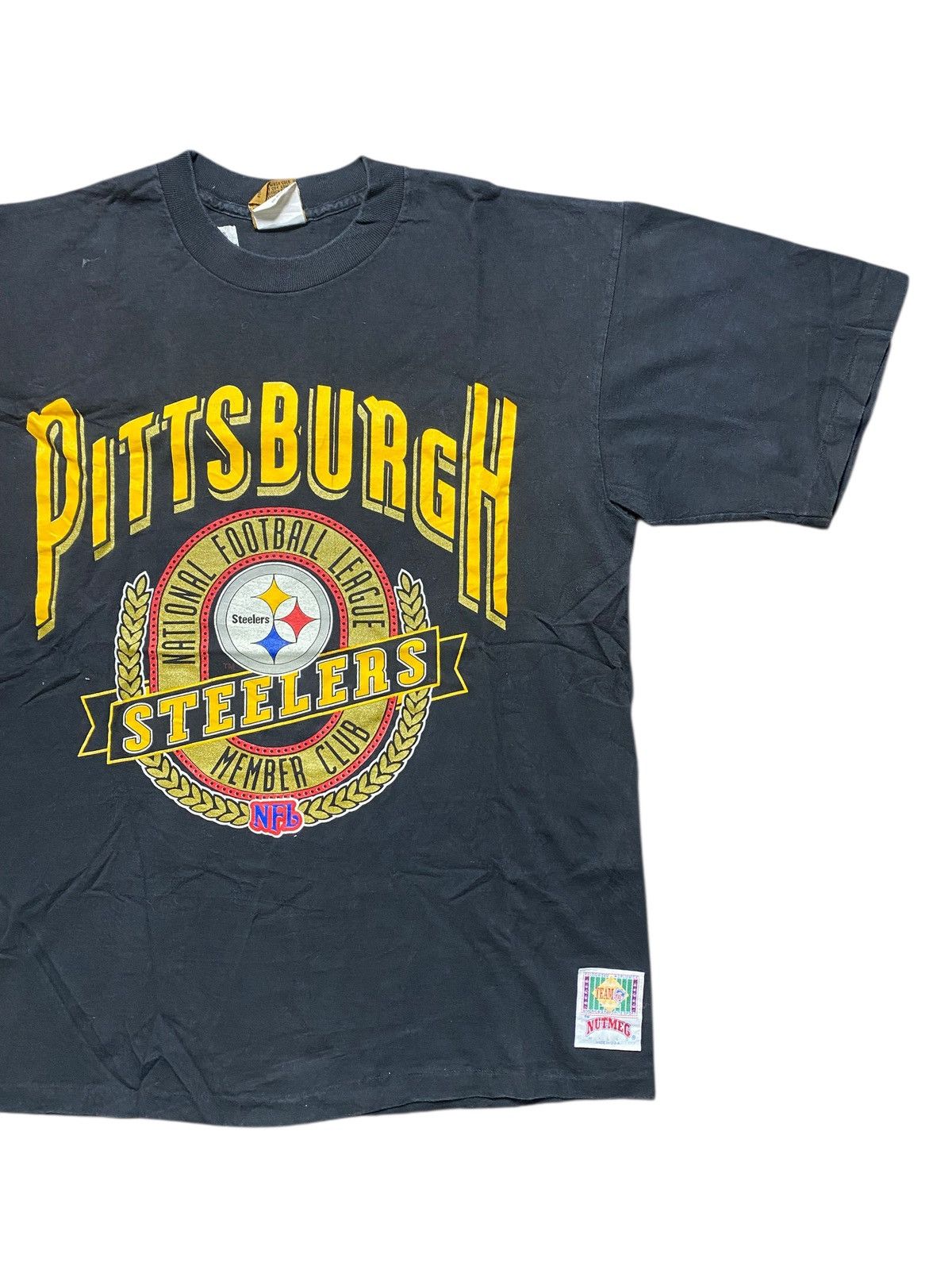 Nutmeg VINTAGE NUTMEG PITTBURGH STEELERS TSHIRT Size US L / EU 52-54 / 3 - 3 Thumbnail