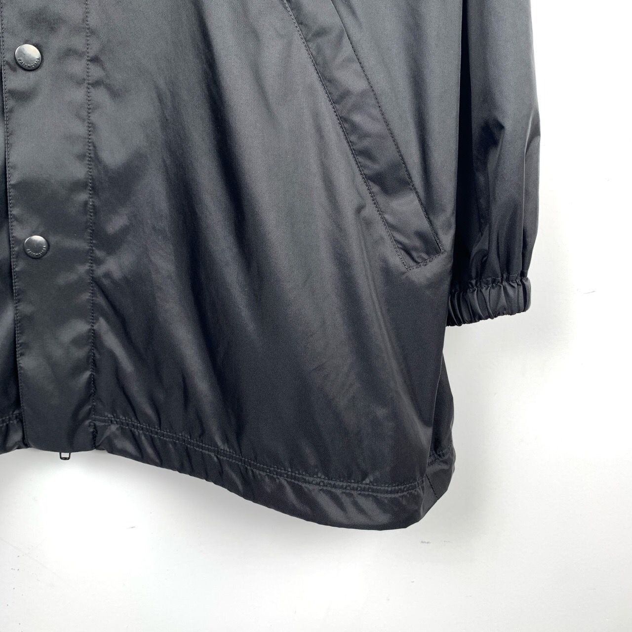 Balenciaga Balenciaga Paris 21' Logo Letter Print Hoodie Black Nylon Ja Size US XXS / EU 40 - 7 Thumbnail