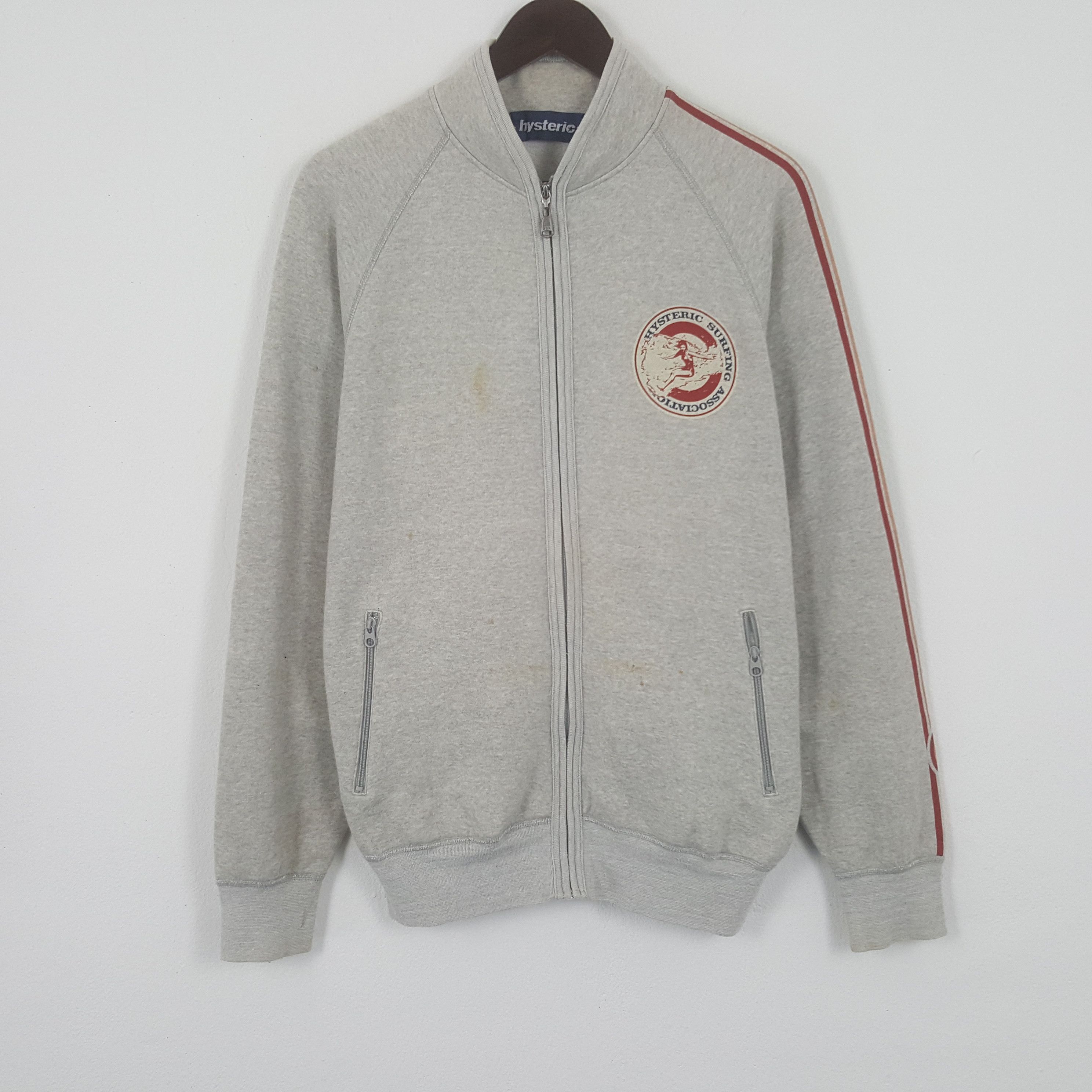 Hysteric Glamour × Japanese Brand × Vintage Vintage Hysteric Glamour Zipper Custom Art Sweater Size US M / EU 48-50 / 2 - 3 Thumbnail