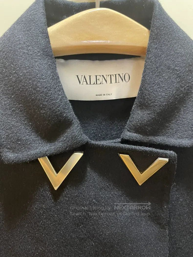 Valentino Valentino Black wool coat Size XL / US 12-14 / IT 48-50 - 3 Thumbnail