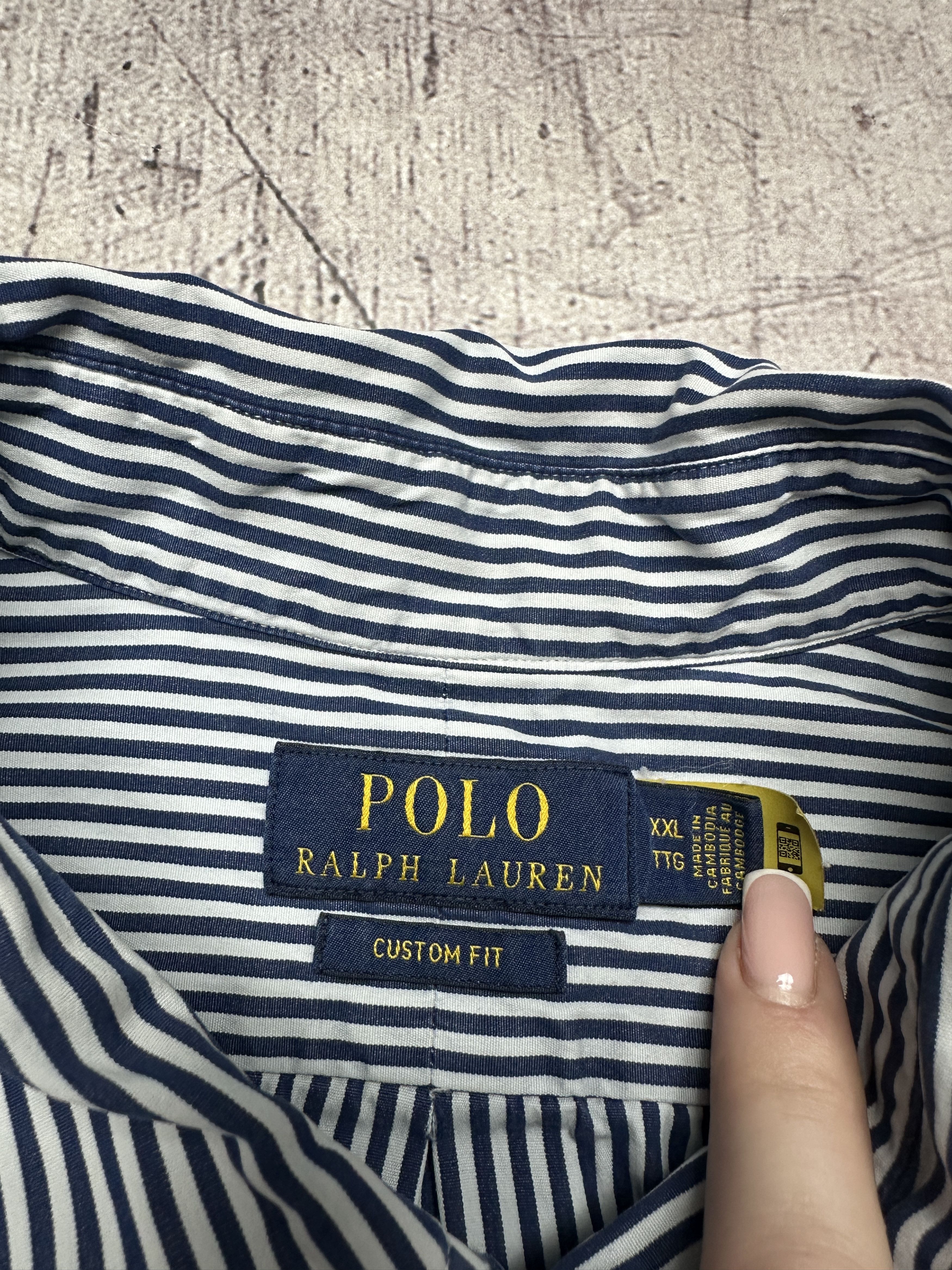 Polo Ralph Lauren Polo Ralph Lauren Mens Long Sleeve Striped Shirt Size US XXL / EU 58 / 5 - 4 Thumbnail