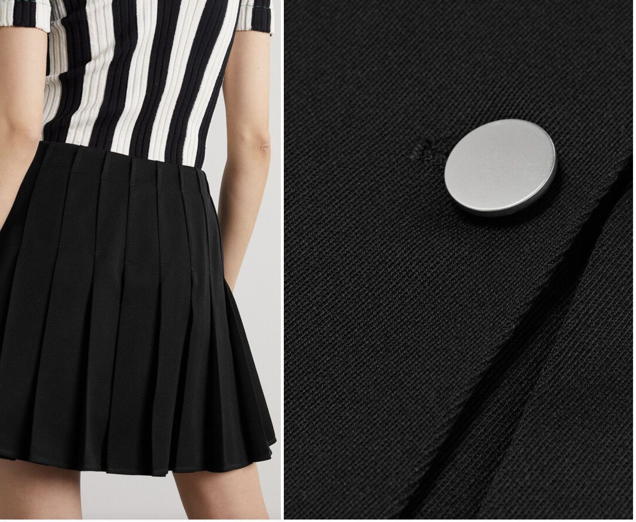 Bottega Veneta Bottega Veneta Wool Gabardine Skirt in Black size 42 Size 42" / US 20 - 9 Thumbnail