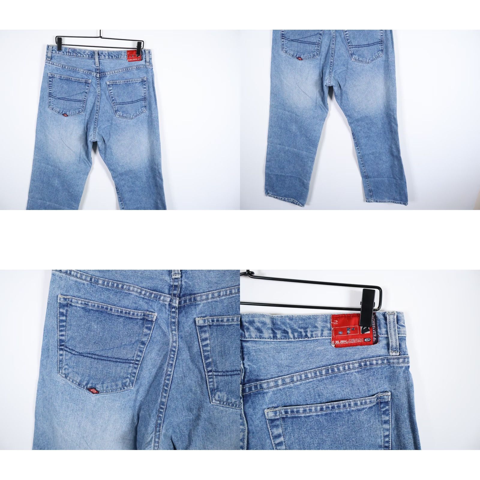 Quiksilver Quiksilver Baggy Fit Jeans Mens 34 Blue Denim Vintage 90s Y2K Style Loose Skater Size US 35 - 9 Thumbnail