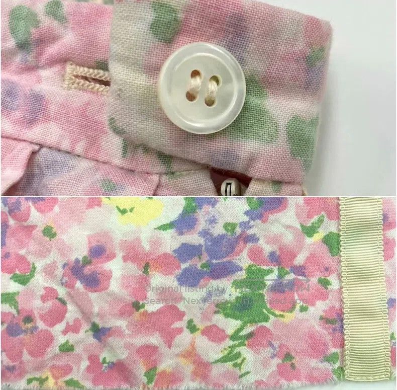 Comme des Garcons Comme Des Garcons Pink Floral Print Jacket Long Skirt Set Size M / US 6-8 / IT 42-44 - 8 Thumbnail