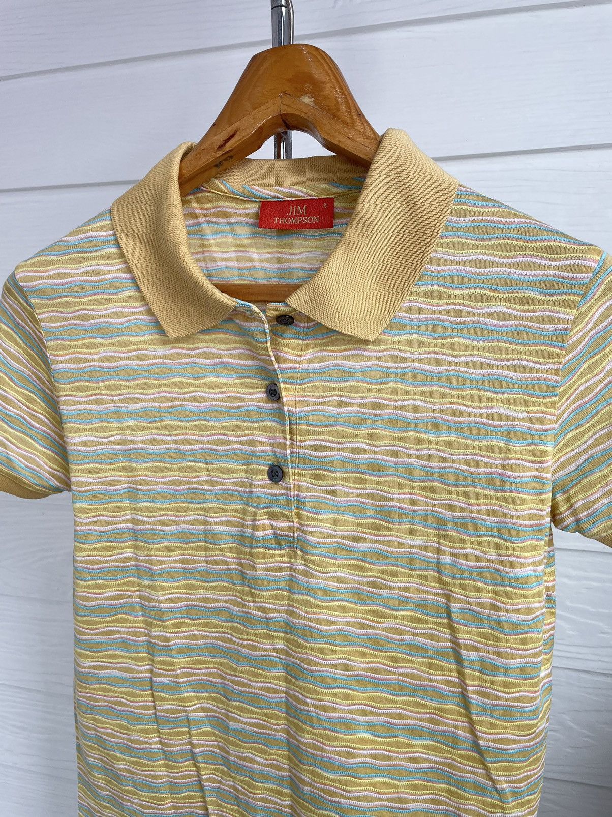 Jim Thompson × Vintage JIM THOMPSON POLO SHIRT Size S / US 4 / IT 40 - 3 Thumbnail
