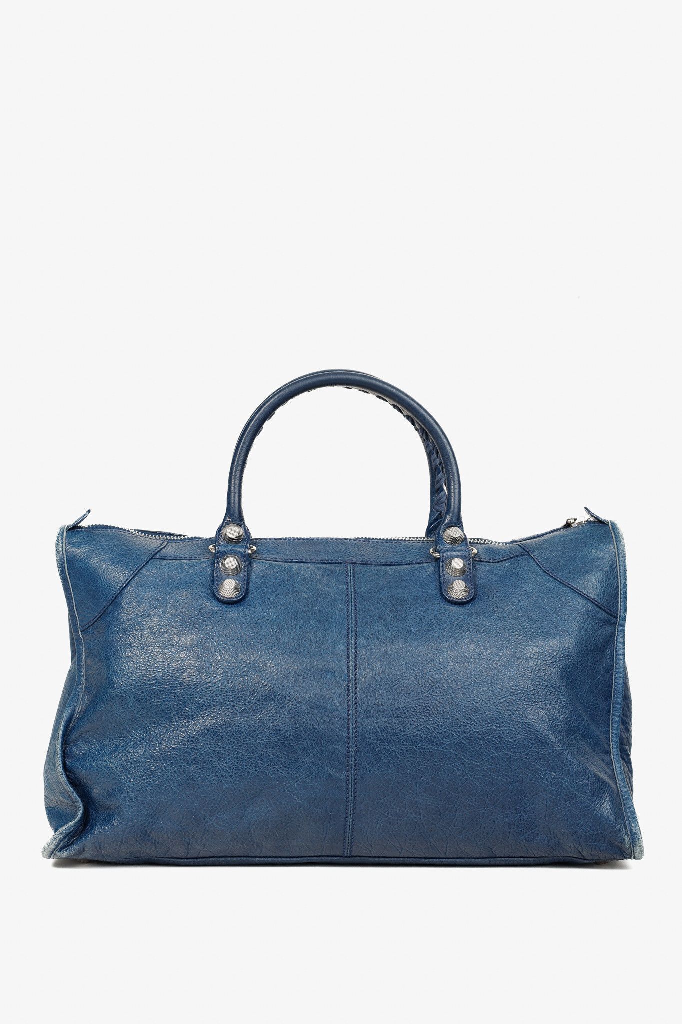 Balenciaga Balenciaga City Wrinkle Leather Slouchy Bag with Giant Studs Size ONE SIZE - 4 Thumbnail