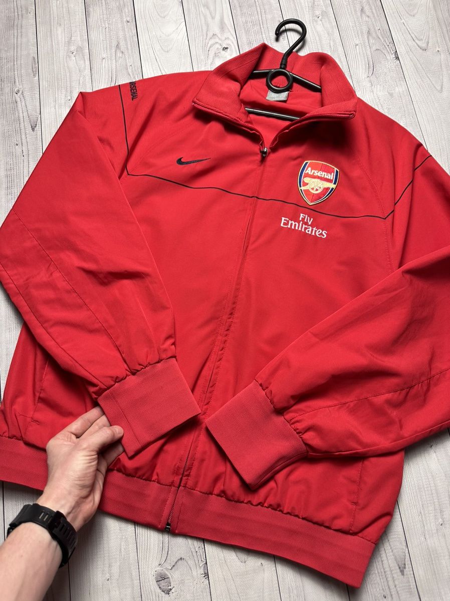 Nike × Vintage Vintage Arsenal soccer track jacket size L logo Size US L / EU 52-54 / 3 - 5 Thumbnail