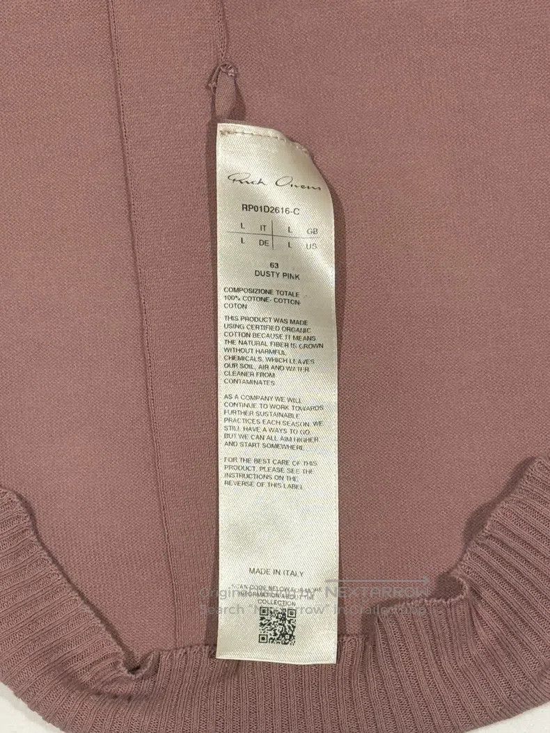 Rick Owens RICK OWENS Cherry blossom pink wool cardigan, size L Size S / US 4 / IT 40 - 2 Thumbnail