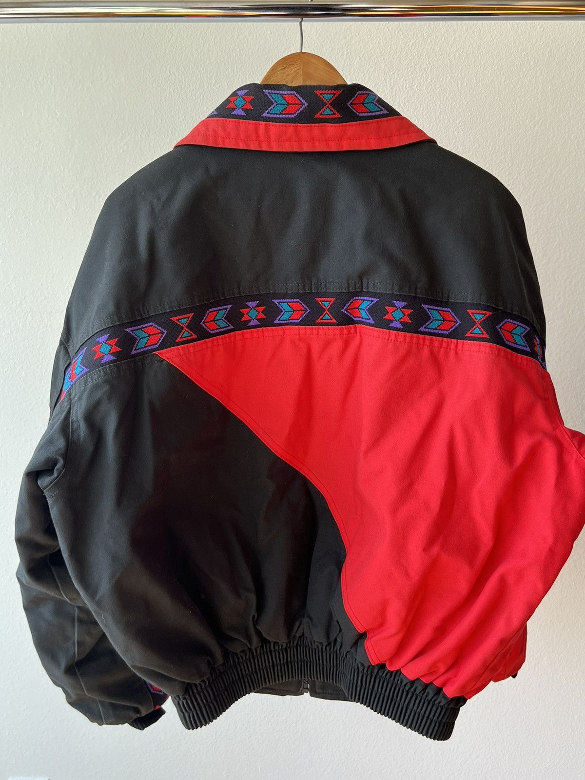 Vintage Vintage 90s David James Jacket Black Western Aztec Size US L / EU 52-54 / 3 - 14 Thumbnail