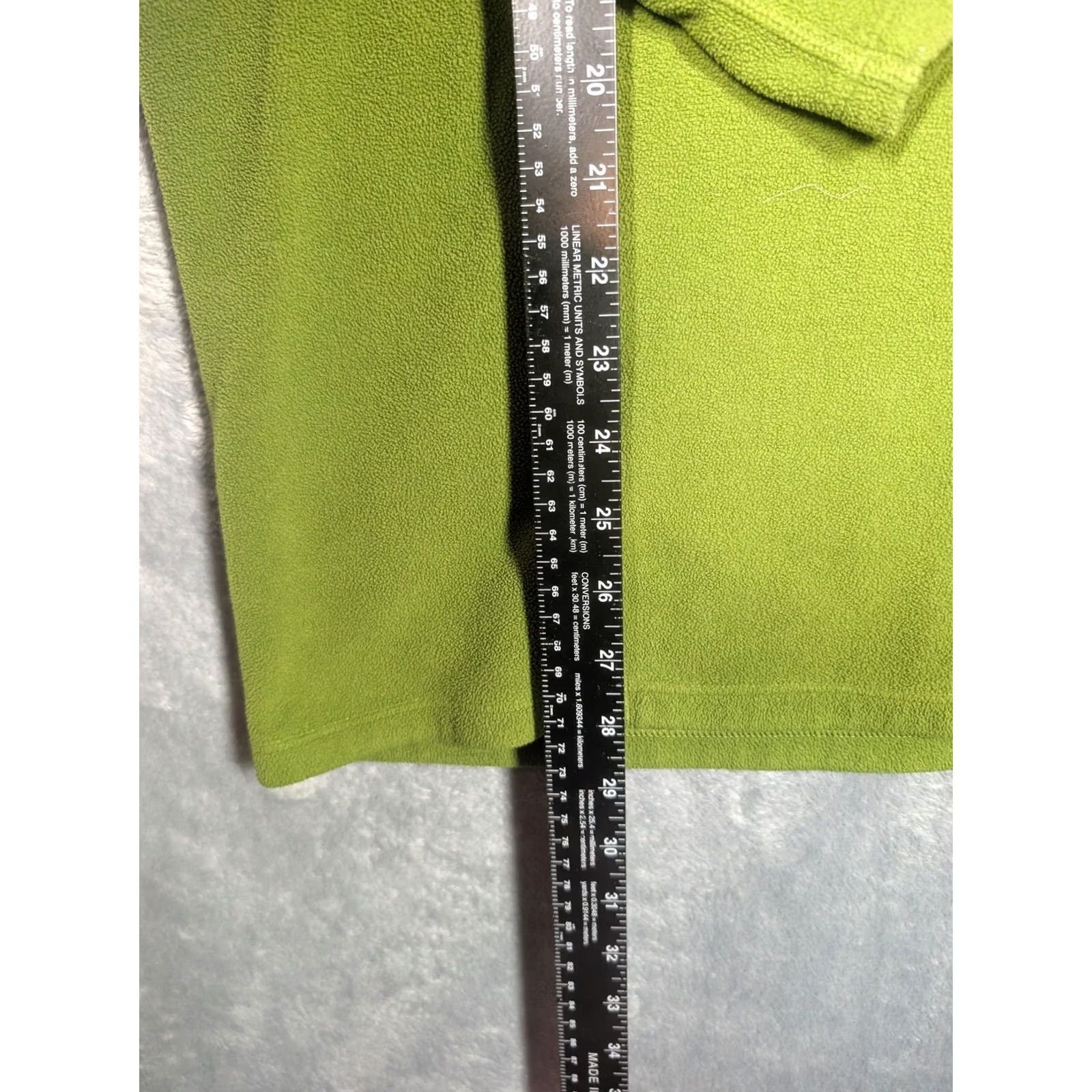 Eddie Bauer Eddie Bauer Pullover Mens XLT Green Fleece 1/4 Zip Raglan Sleeves Hiking Pocket Chest Mock Neck Deer? Size US XL / EU 56 / 4 - 2 Thumbnail