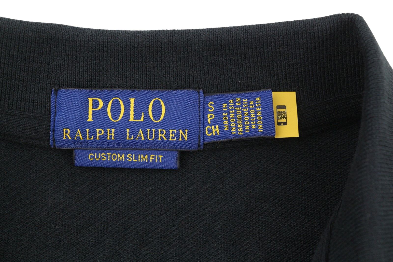 Ralph Lauren CUSTOM SLIM FIT S Black Cotton Embroidered 87897 Size US S / EU 44-46 / 1 - 7 Thumbnail