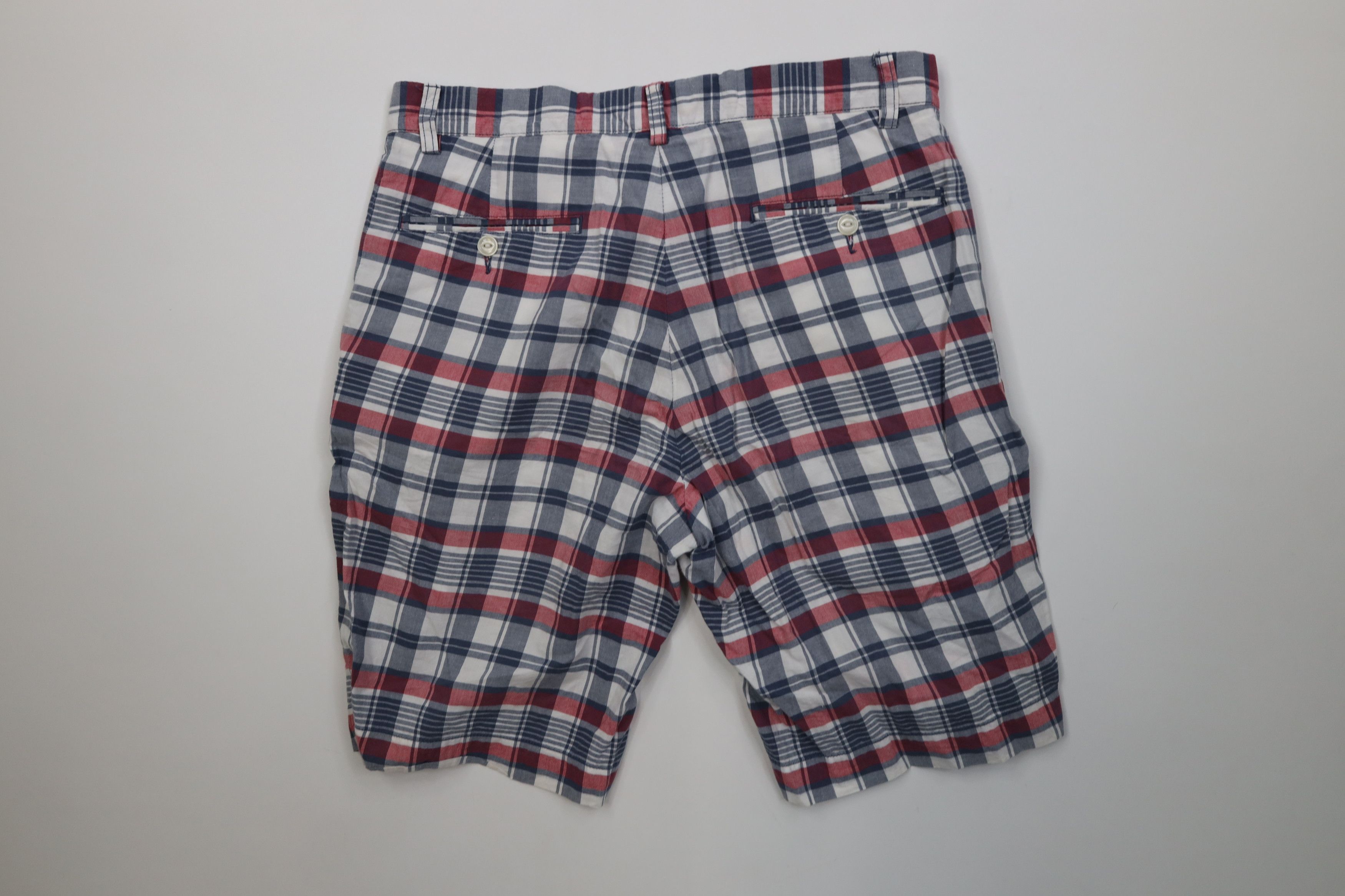 Ralph Lauren Vintage 90s Ralph Lauren Plaid Golf Chino Shorts Cotton Size US 32 / EU 48 - 9 Thumbnail