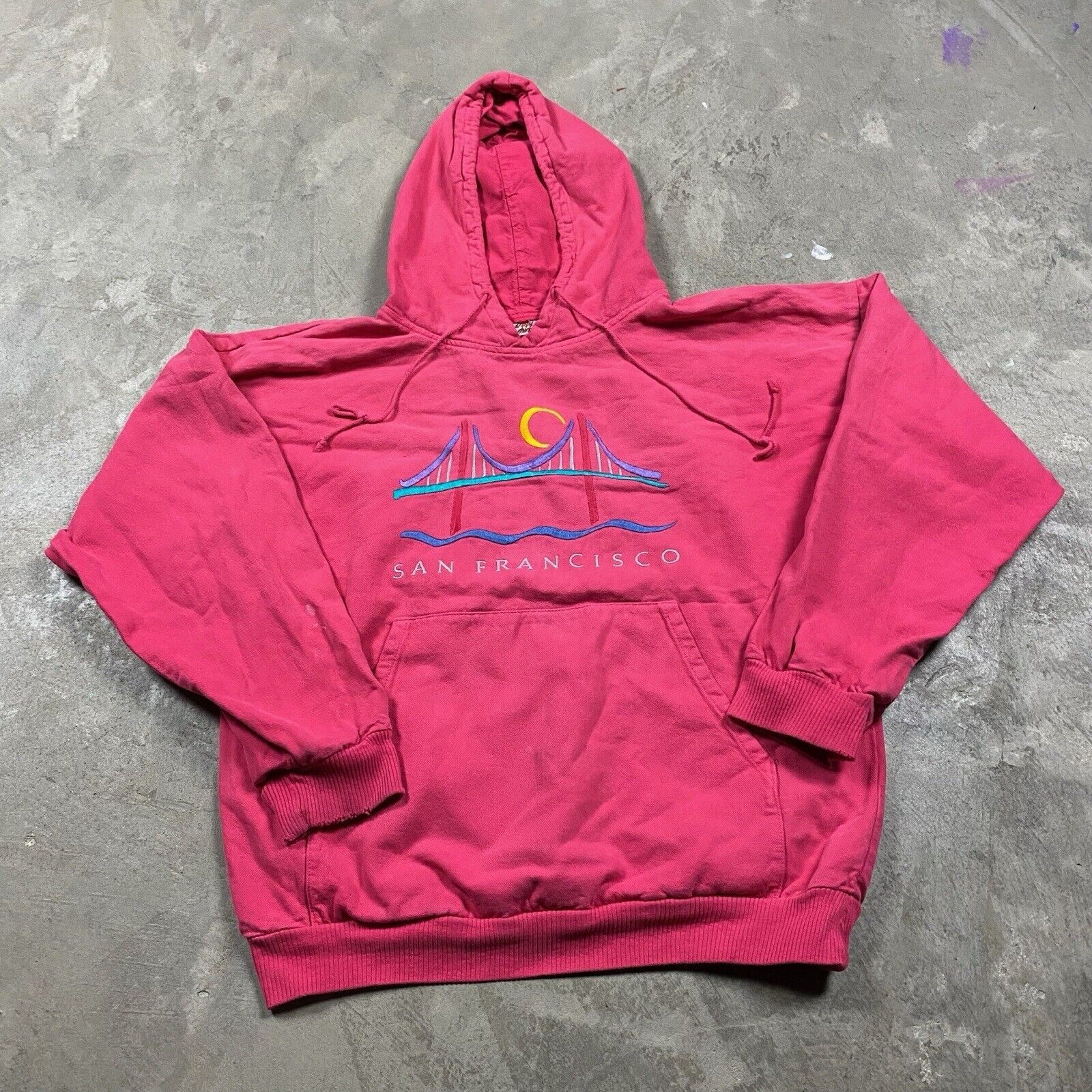 Other 90s VTG HAWAI San Francisco Hoodie Golden Gate Bridge Hoodie Size US S / EU 44-46 / 1 - 1 Thumbnail