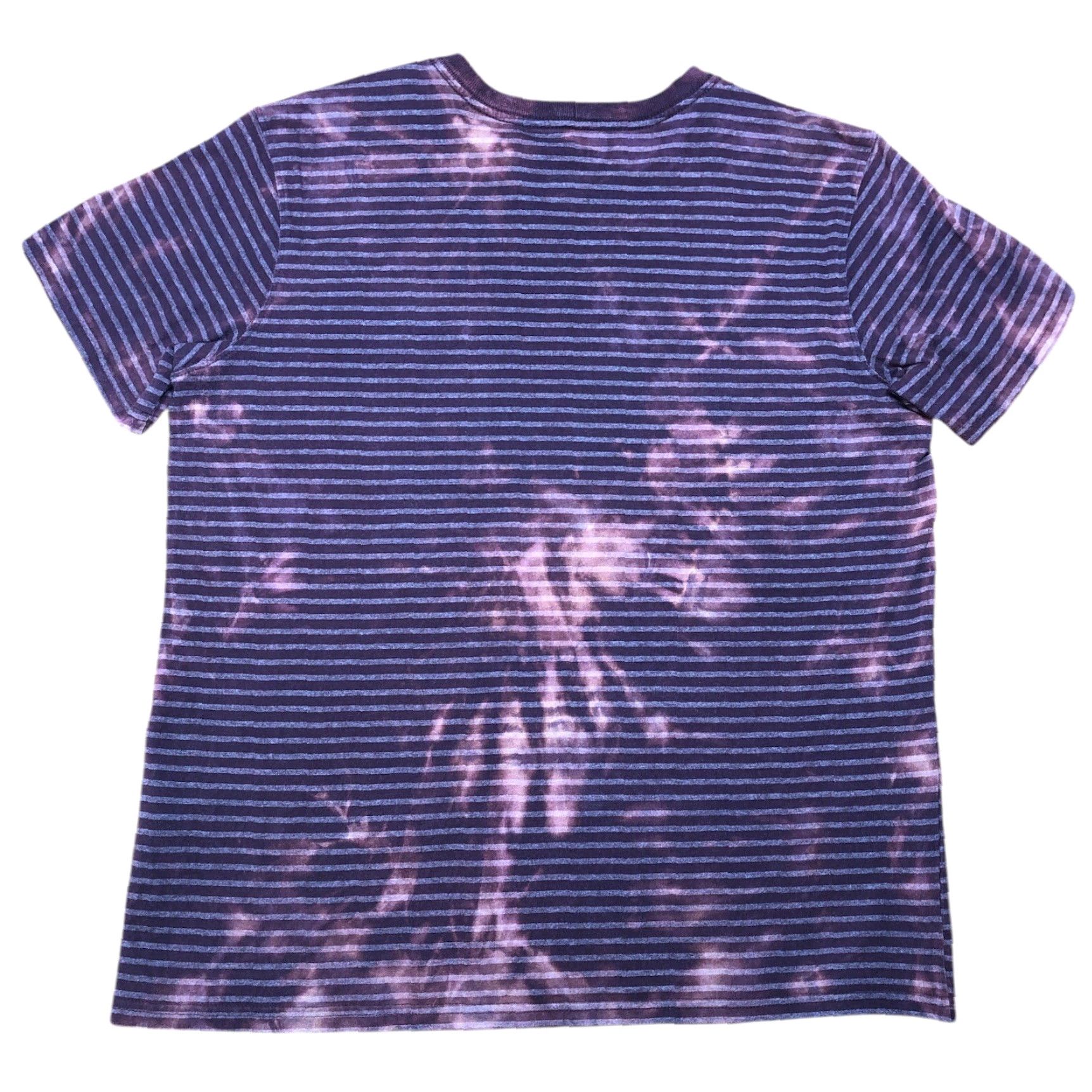 Carhartt Carhartt Shirt Women L Burgundy Tie Dye Acid Wash Striped Crew Neck Short Sleeve Multicolor T-Shirt 80s Marine Outdoor Basic Regular Size L / US 10 / IT 46 - 2 Thumbnail