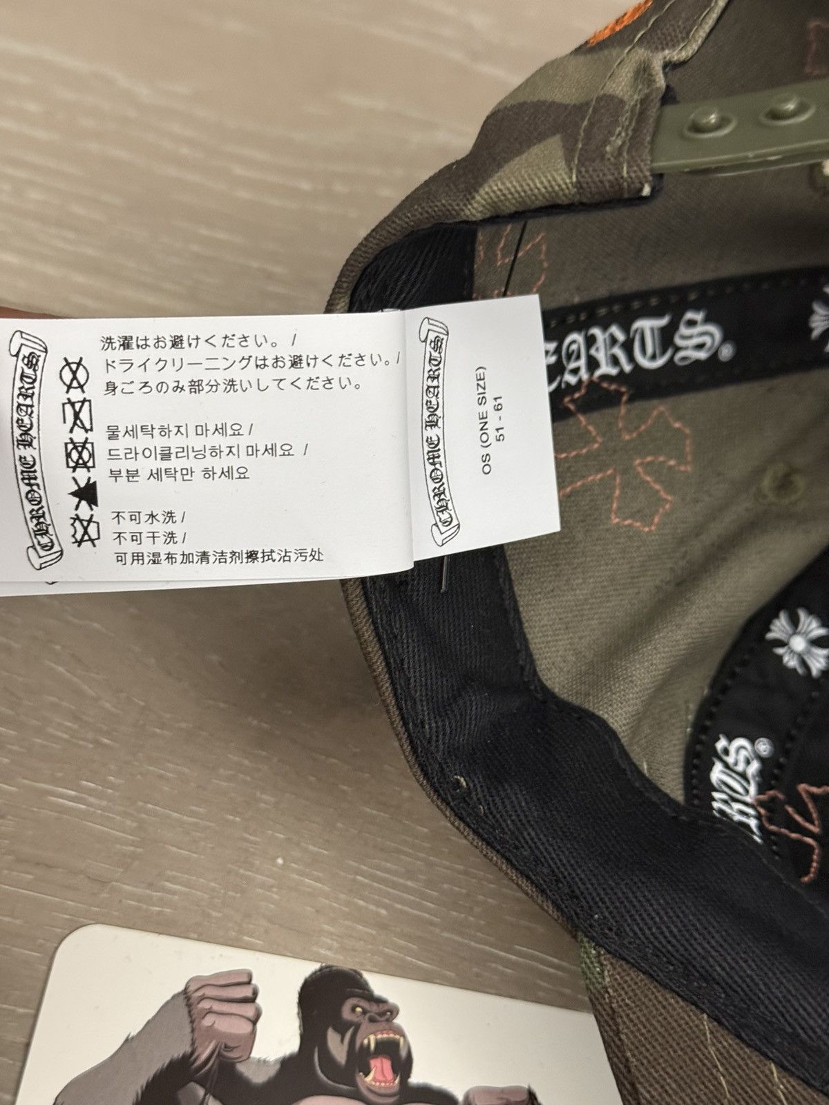 Chrome Hearts Chrome Hearts Cross Patch Hat Camo Orange Size ONE SIZE - 8 Thumbnail