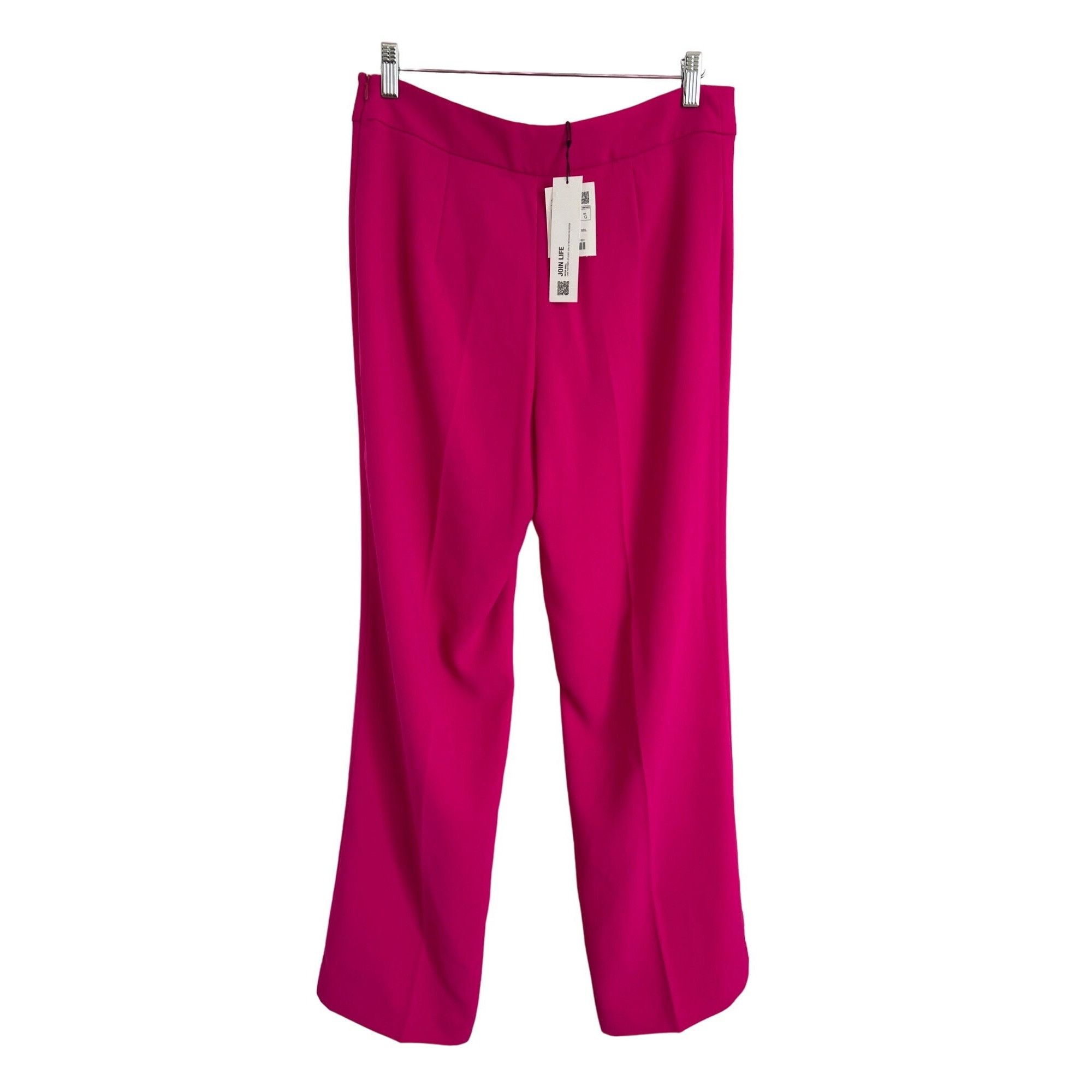 Zara Zara Fuchsia Flowy Pants Size 30" / US 8 / IT 44 - 3 Thumbnail