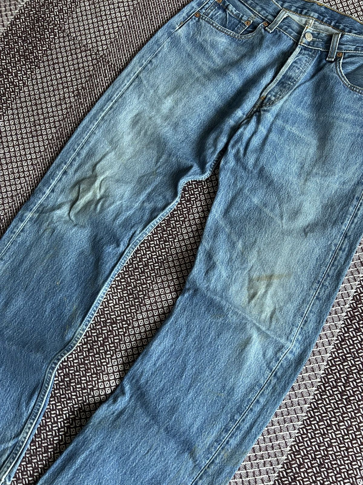 Levi's Vintage Levis 501 Denim Wash Dirty Jeans Streetwear Size W32 Size US 32 / EU 48 - 12 Thumbnail