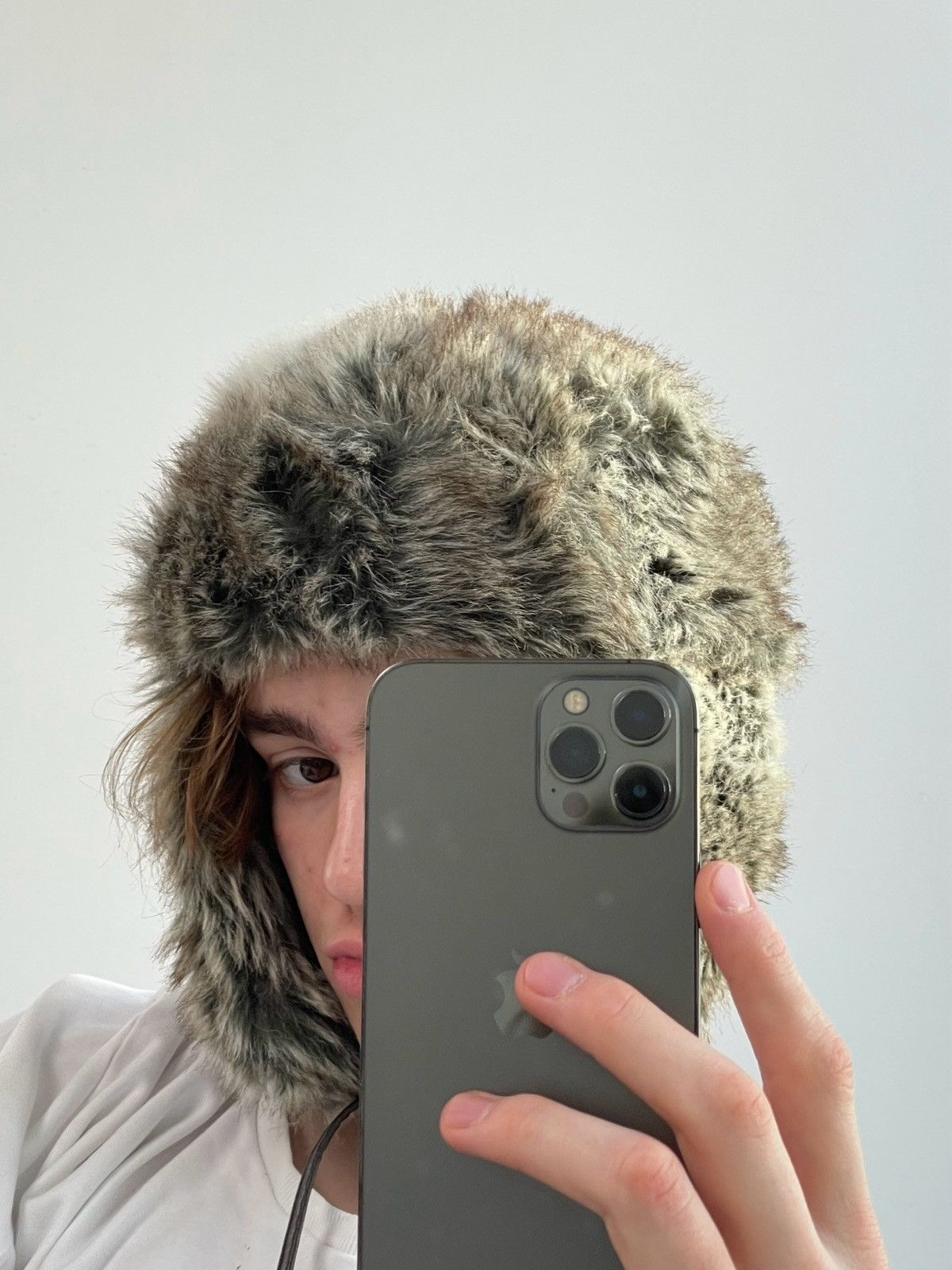 Hysteric Glamour × Japanese Brand Vintage fuzzy mohair japanese ushanka hat avant garde Size ONE SIZE - 2 Thumbnail